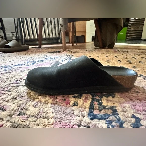 Jenni Kayne Oiled Leather Black Moc Clog Mule 36 - Picture 3 of 5